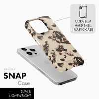 Ivory Tortoise Shell - Snap Phone Case