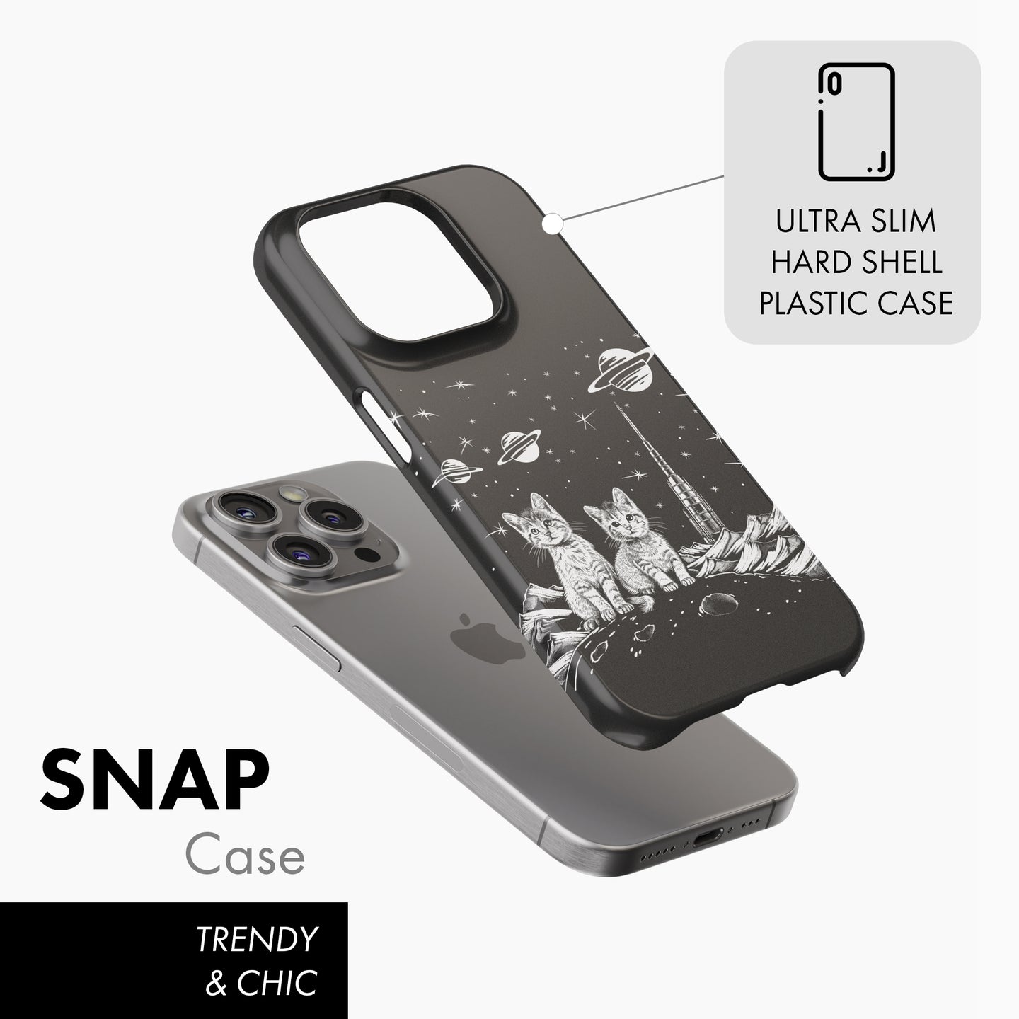 Space Kittens - Snap Phone Case