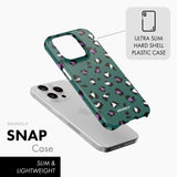 Green Leopard - Snap Phone Case