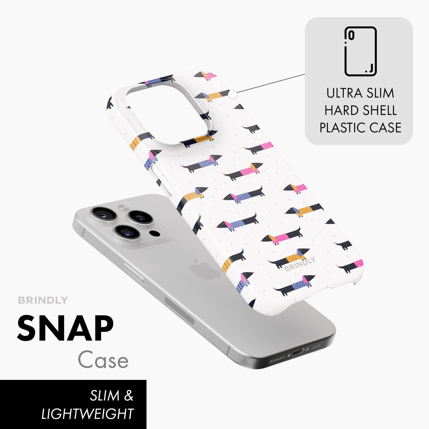 Dachshund - Snap Phone Case