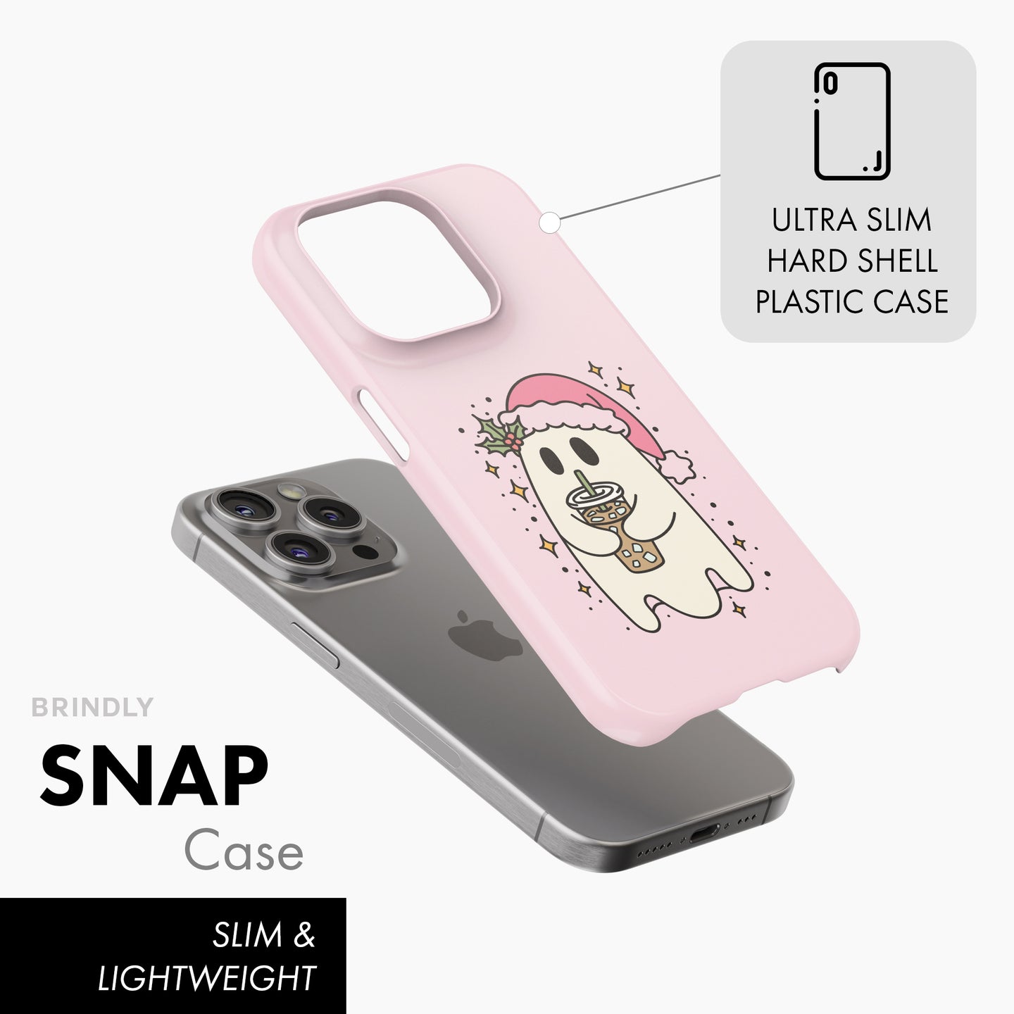 Christmas Boo - Snap Phone Case