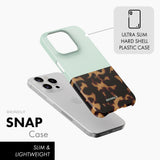 Mint Tortoise Shell - Snap Phone Case