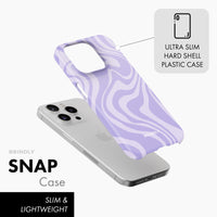 Purple Wave - Snap Phone Case