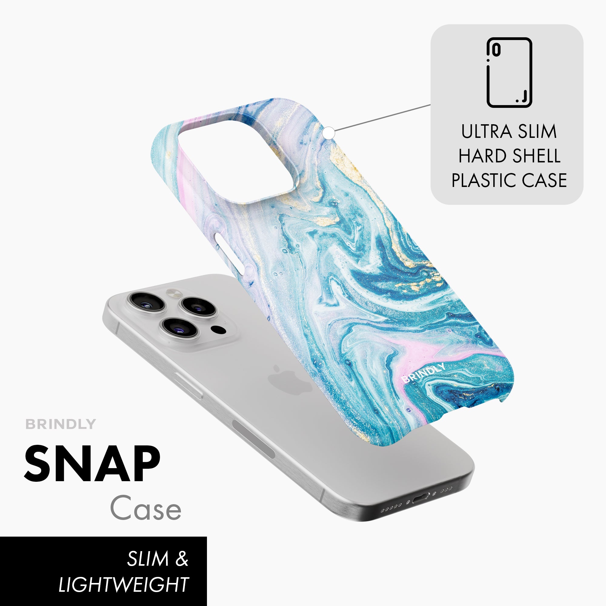 Marble Bliss - Snap Phone Case