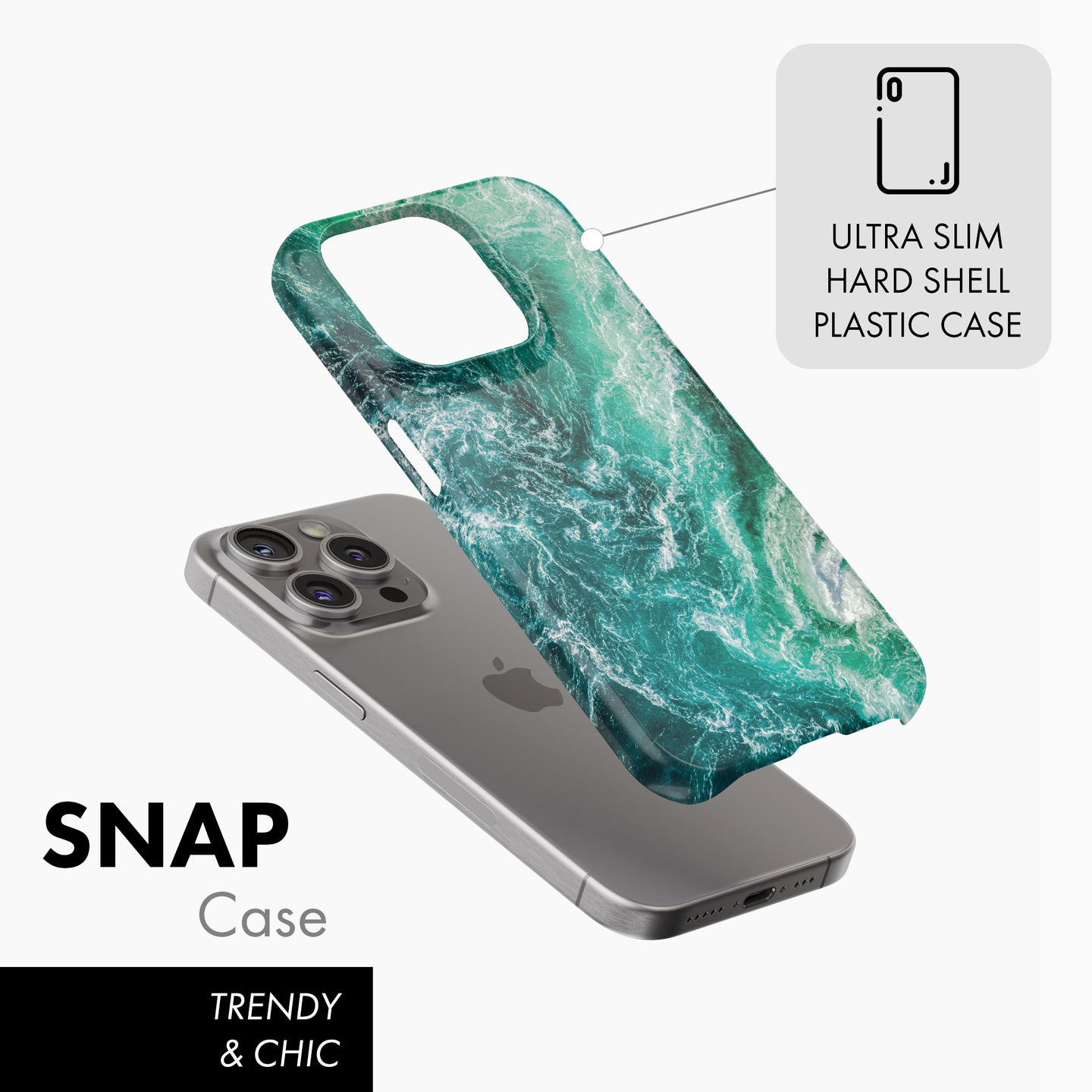 Ocean Waves - Snap Phone Case