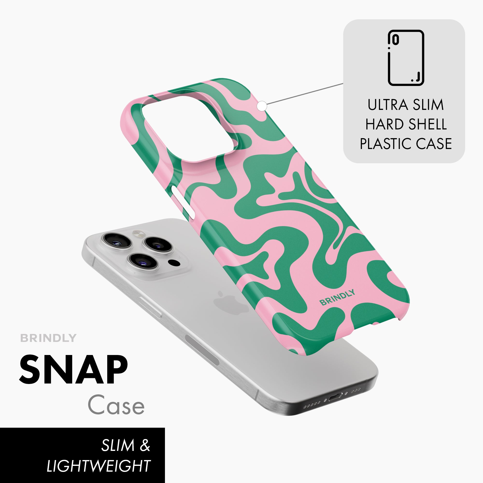 Cafe Swirl - Snap Phone Case