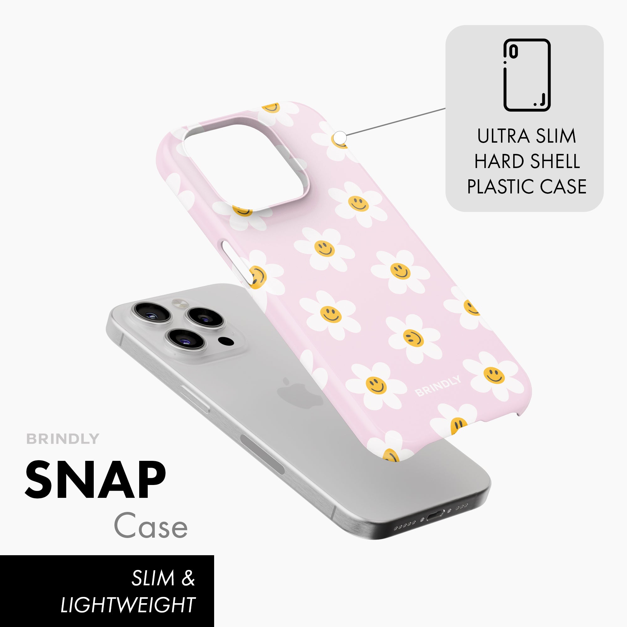 Smiley Daisy - Snap Phone Case