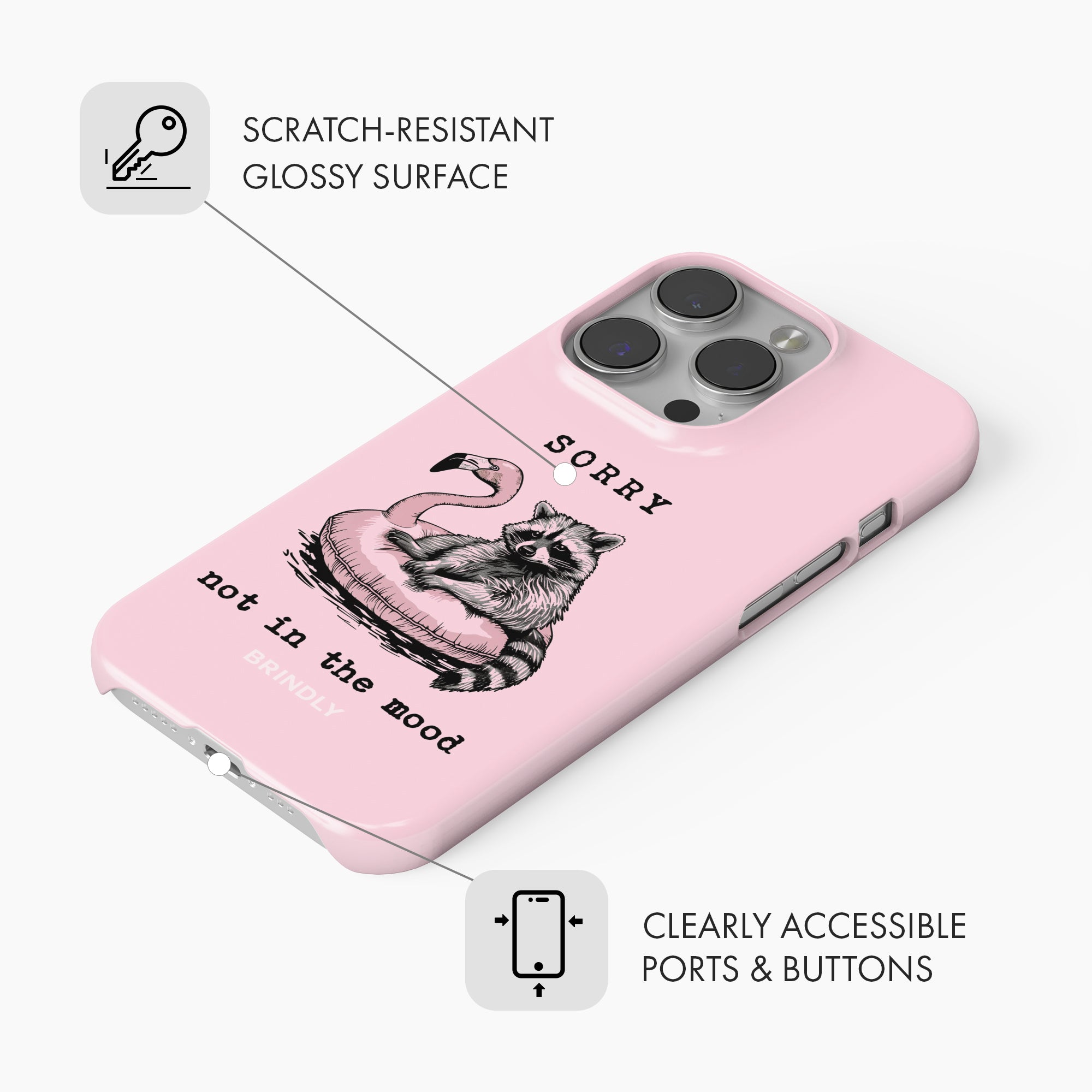 Sorry, Not In The Mood - Snap Phone Case