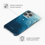 Deep Azure - Snap Phone Case
