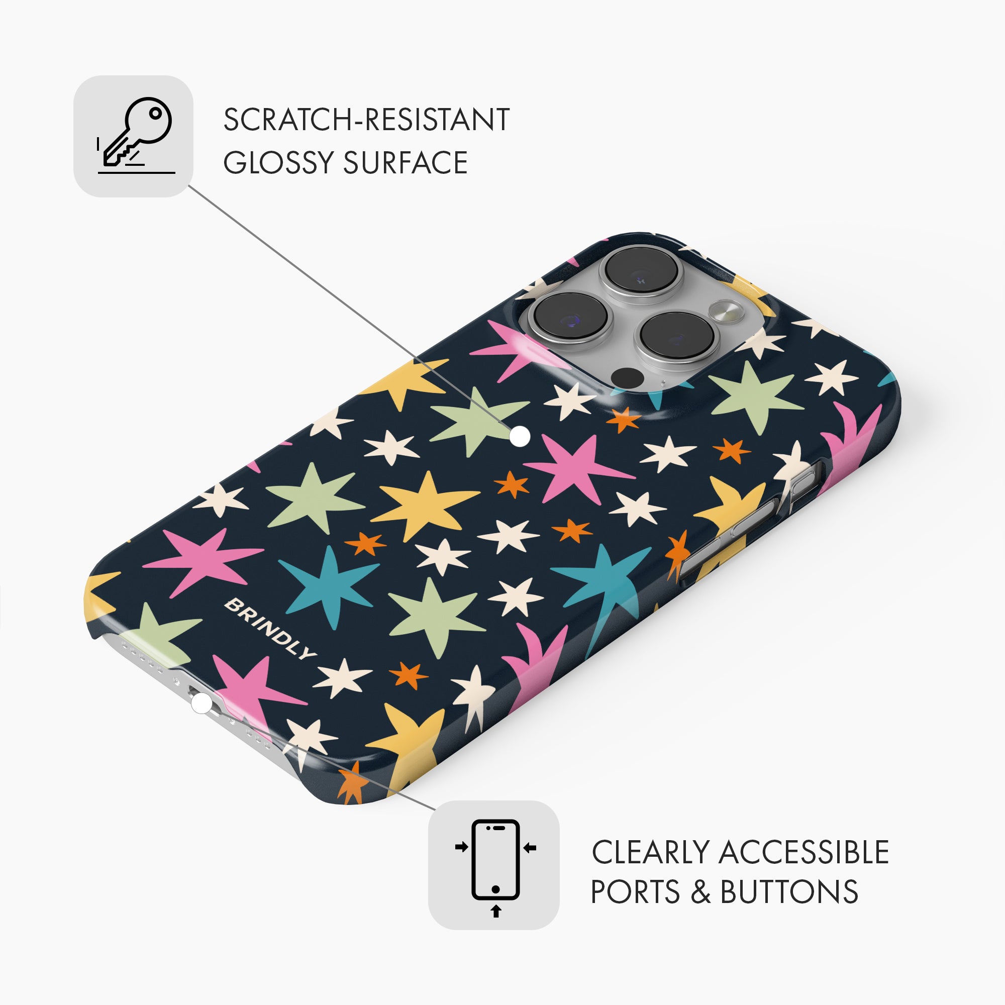 Cute Stars - Snap Phone Case