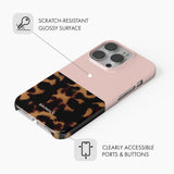 Pink Tortoise Shell - Snap Phone Case