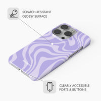 Purple Wave - Snap Phone Case