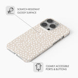 Honey Polka Dot - Snap Phone Case