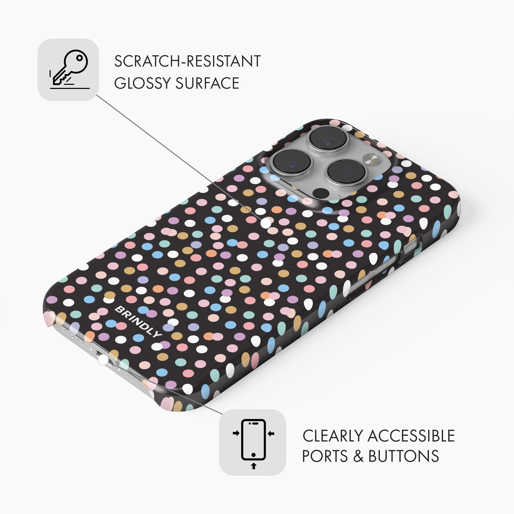 Confetti Polka Dot - Snap Phone Case