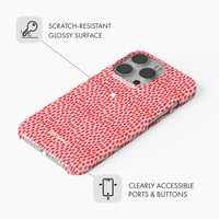 Red & Pink Spot - Snap Phone Case