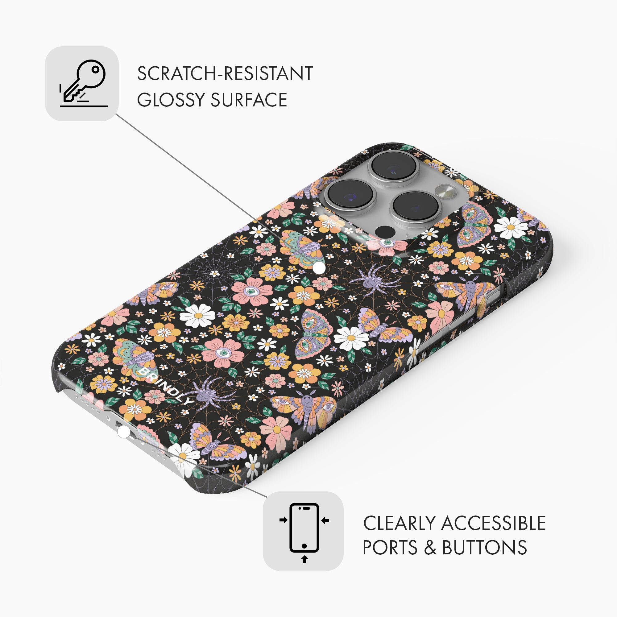 Spooky Bloom - Snap Phone Case