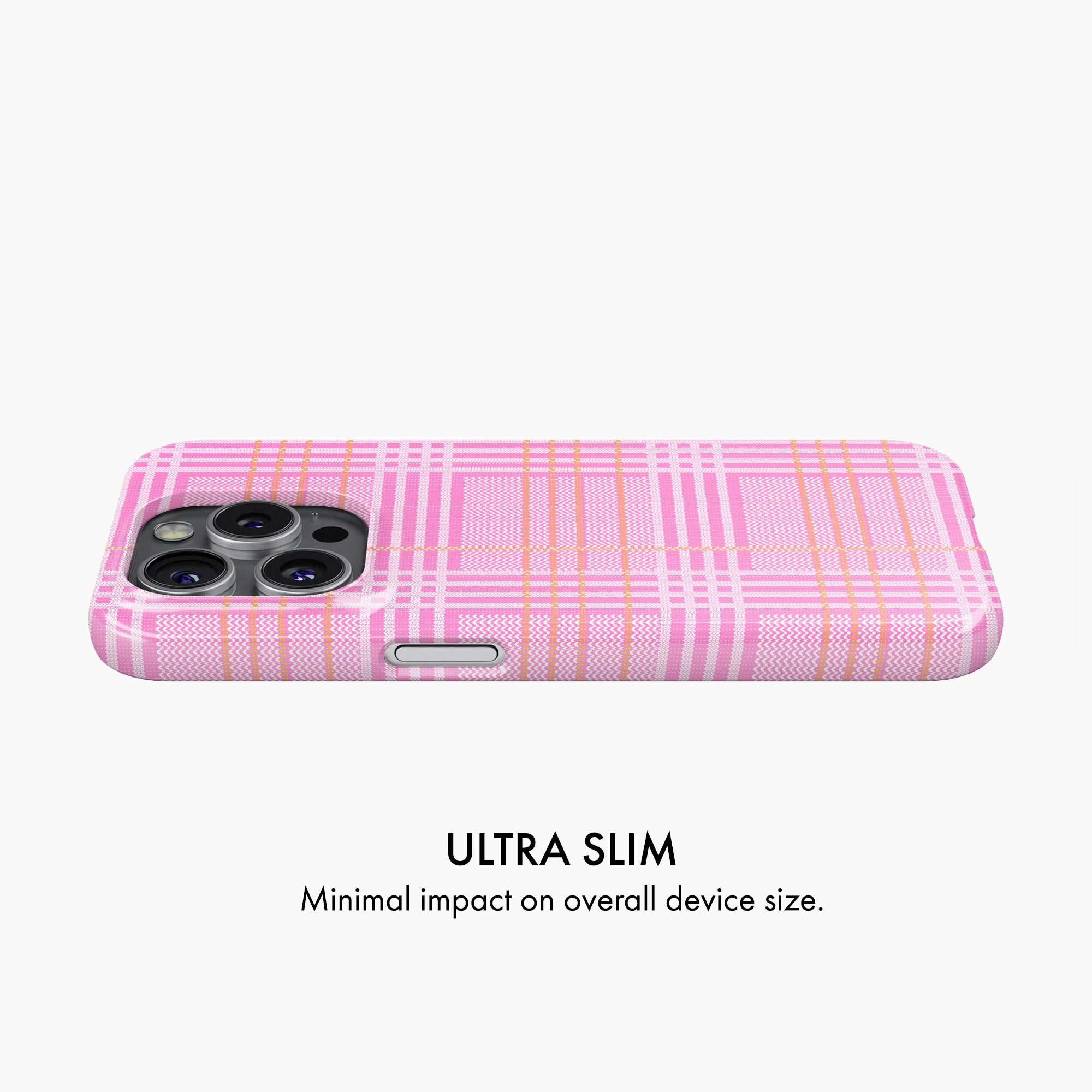 Pink Plaid - Snap Phone Case