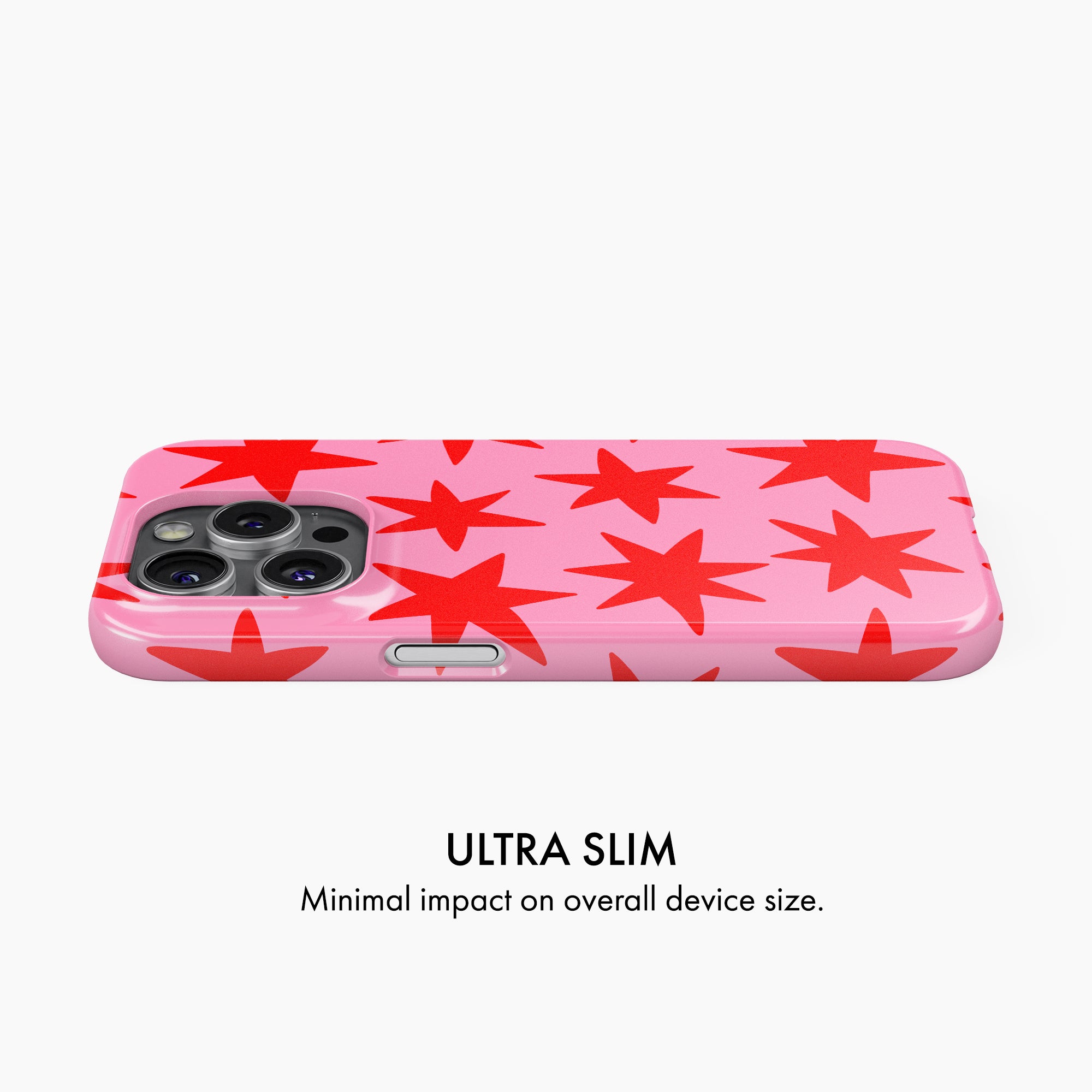 Pink & Red Stars - Snap Phone Case