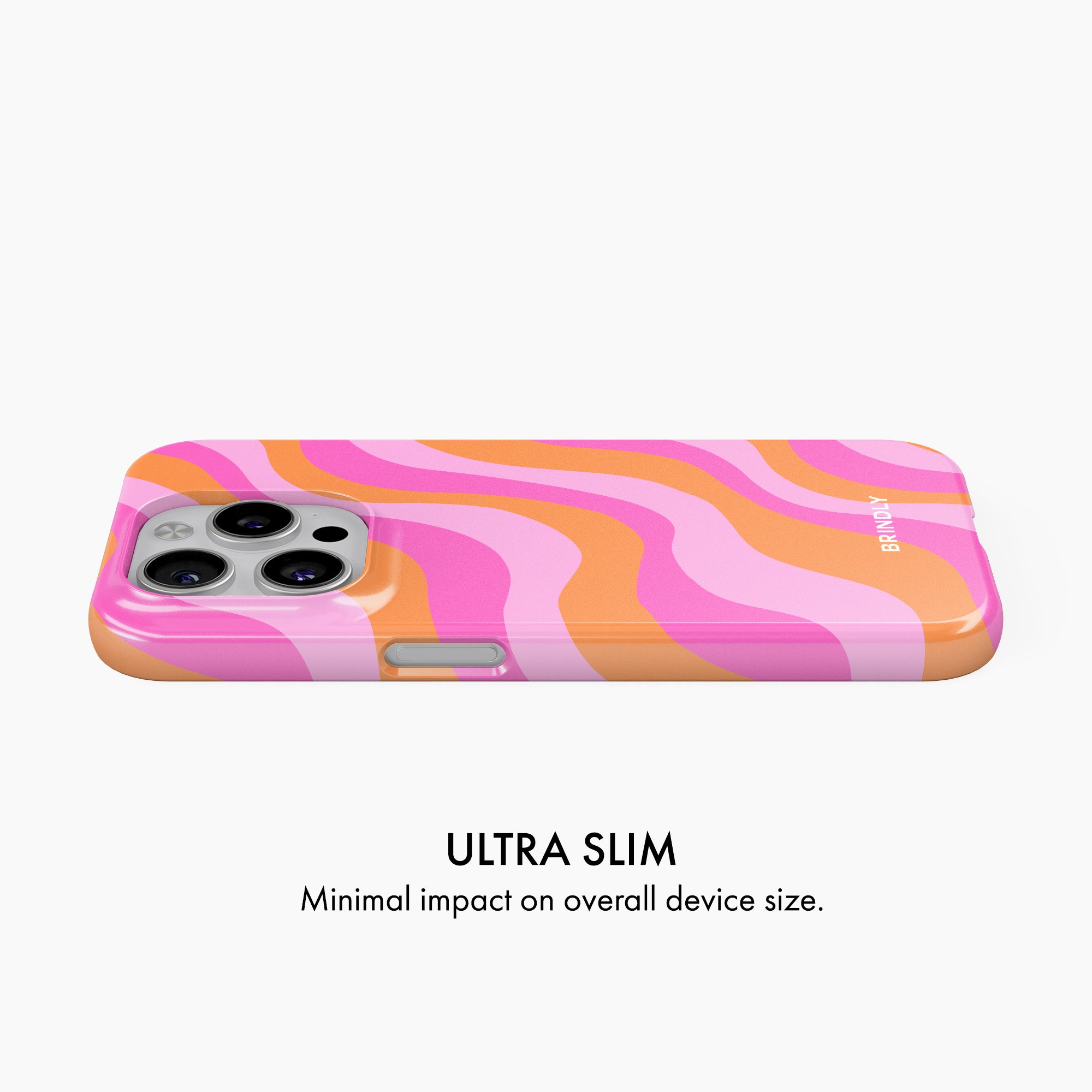 Pink Orange Wave - Snap Phone Case