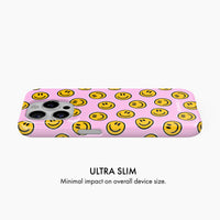 Pink Smiley - Snap Phone Case