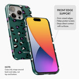 Green Leopard - Snap Phone Case