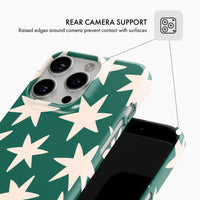 Green Stars - Snap Phone Case