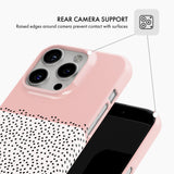 Blush Pink Mini Dots - Snap Phone Case