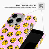 Pink Smiley - Snap Phone Case