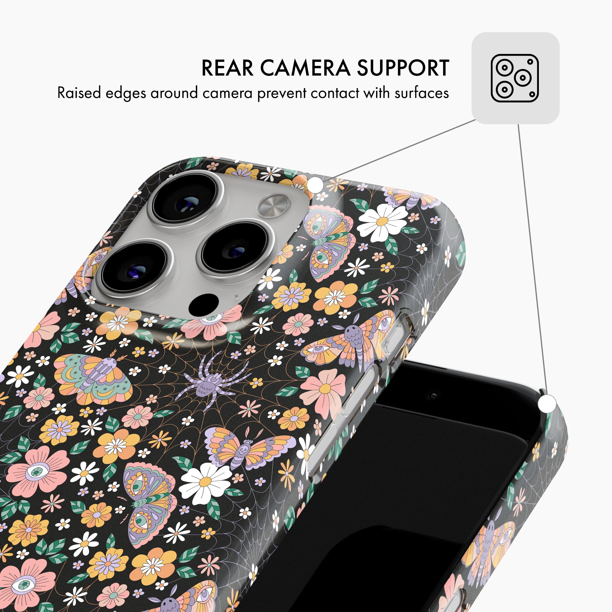 Spooky Bloom - Snap Phone Case