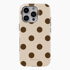 Mocha Dot - Tough Phone Case
