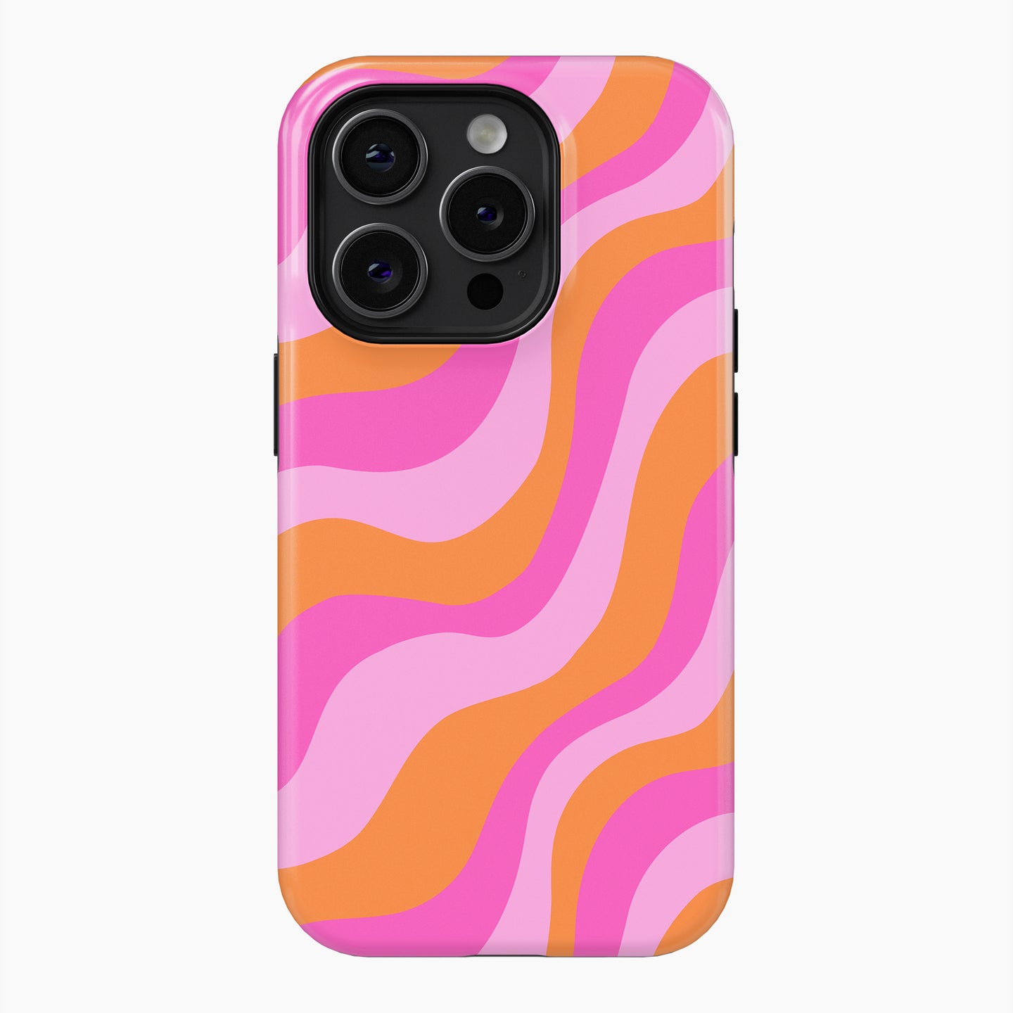 Pink Orange Wave - Tough Phone Case