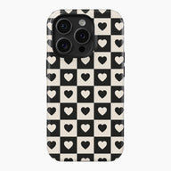 Checkered Hearts - Tough Phone Case