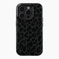 Black Leopard Print - Tough Phone Case (MagSafe)