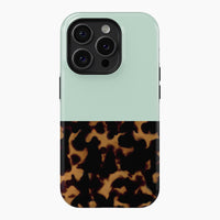 Mint Tortoise Shell - Tough Phone Case (MagSafe)