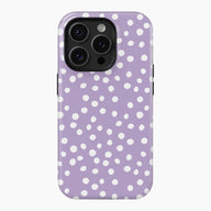 Lilac Polka Dot - Tough Phone Case