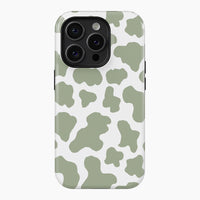 Sage Cow Print - Tough Phone Case (MagSafe)