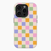 Pastel Checks - Tough Phone Case (MagSafe)