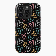 Neon Hearts - Tough Phone Case (MagSafe)