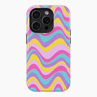 Wavy Rainbow - Tough Phone Case