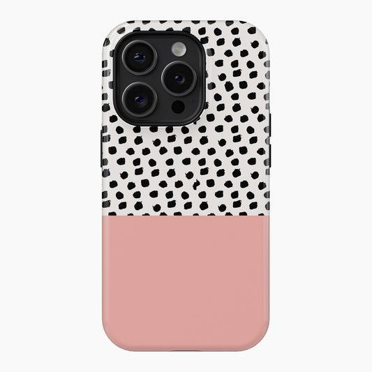 Blush Pink Polka Dot - Tough Phone Case (MagSafe)