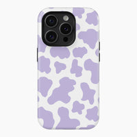 Purple Cow Print - Tough Phone Case