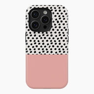 Blush Pink Polka Dot - Tough Phone Case