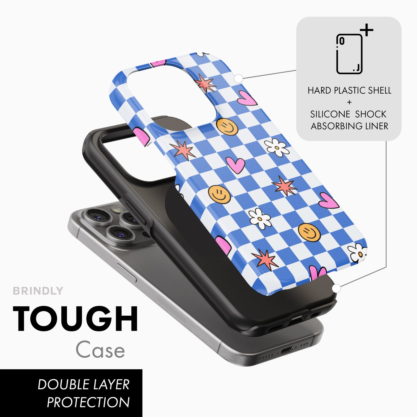 Cheeky Check - Tough Phone Case