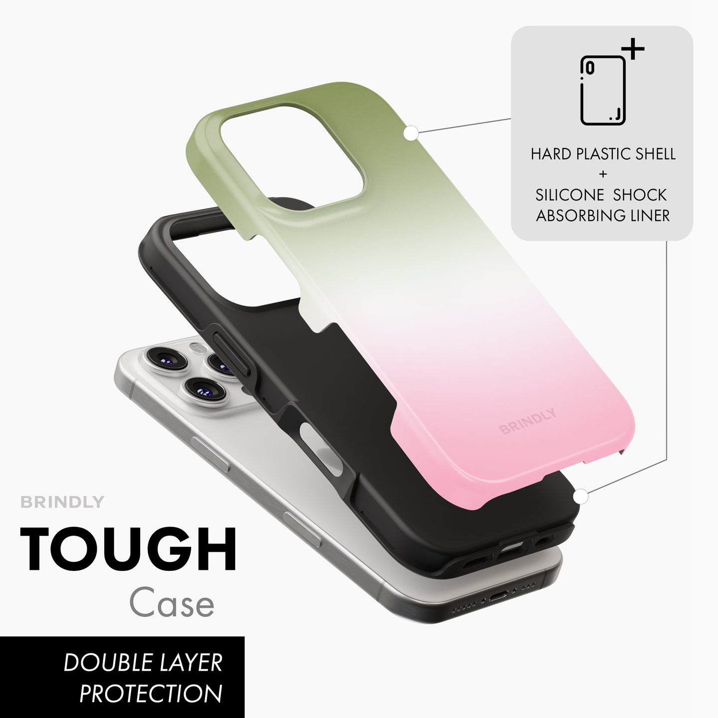 Matcha Blush - Tough Phone Case