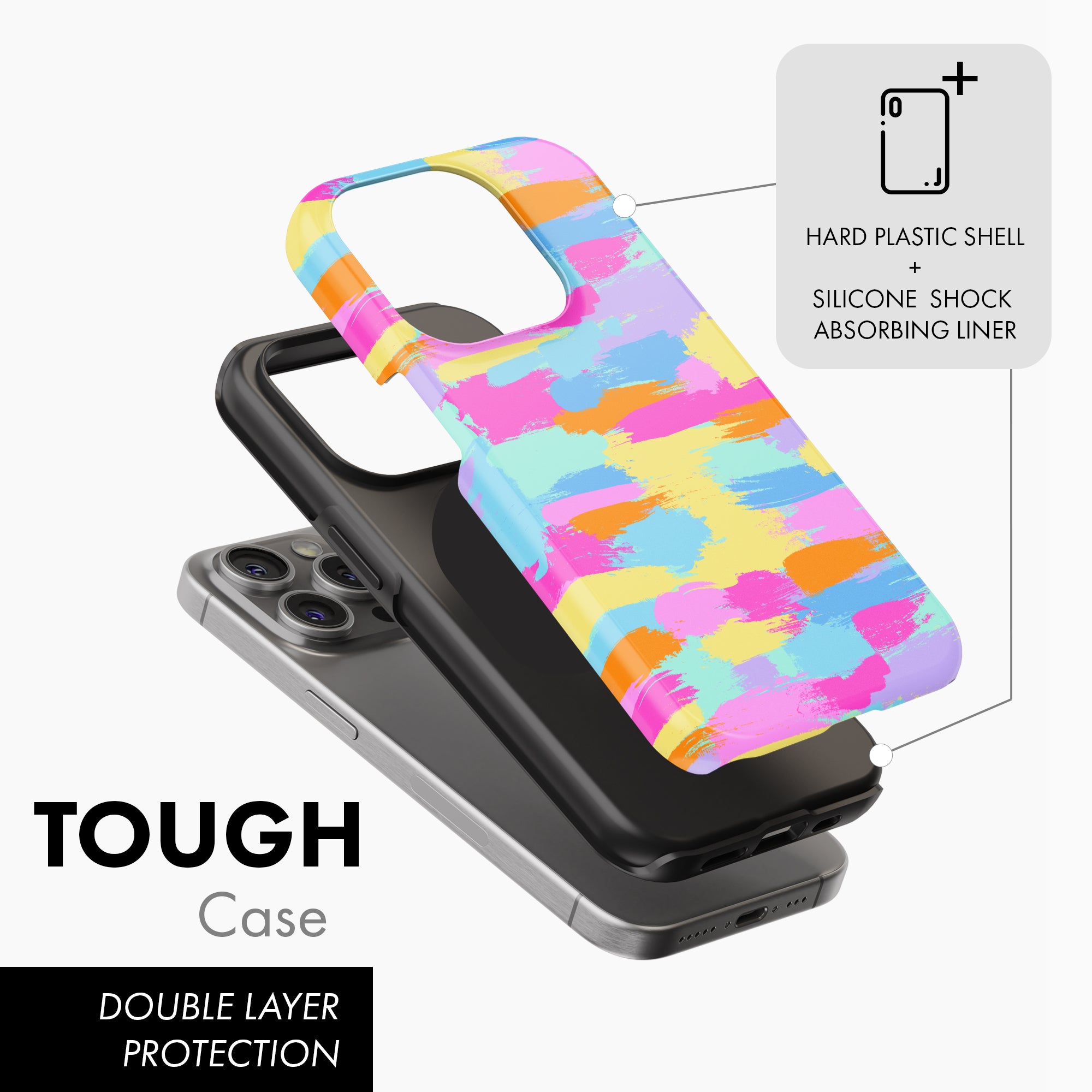 Bright Pastels - Tough Phone Case