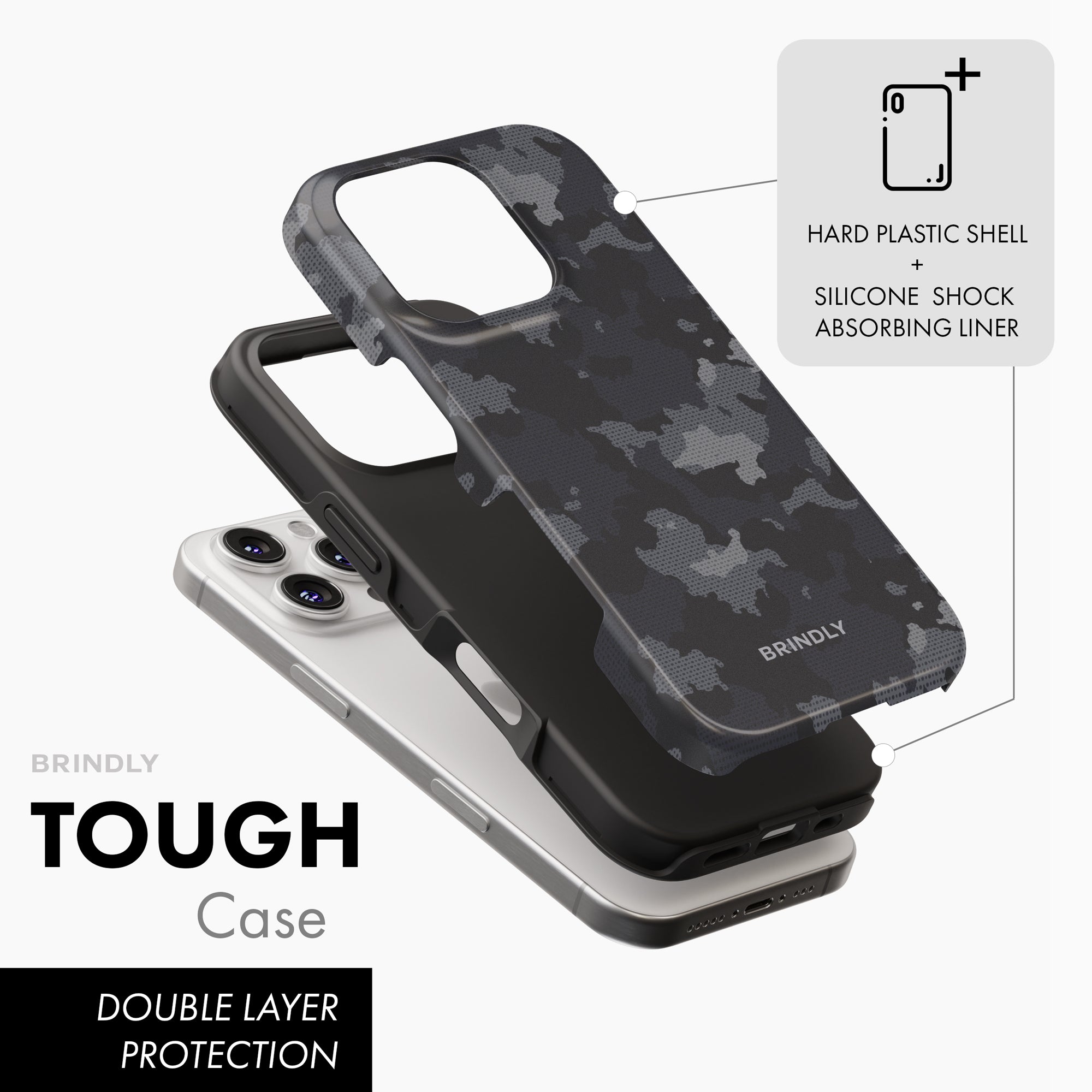 Midnight Camo - Tough Phone Case