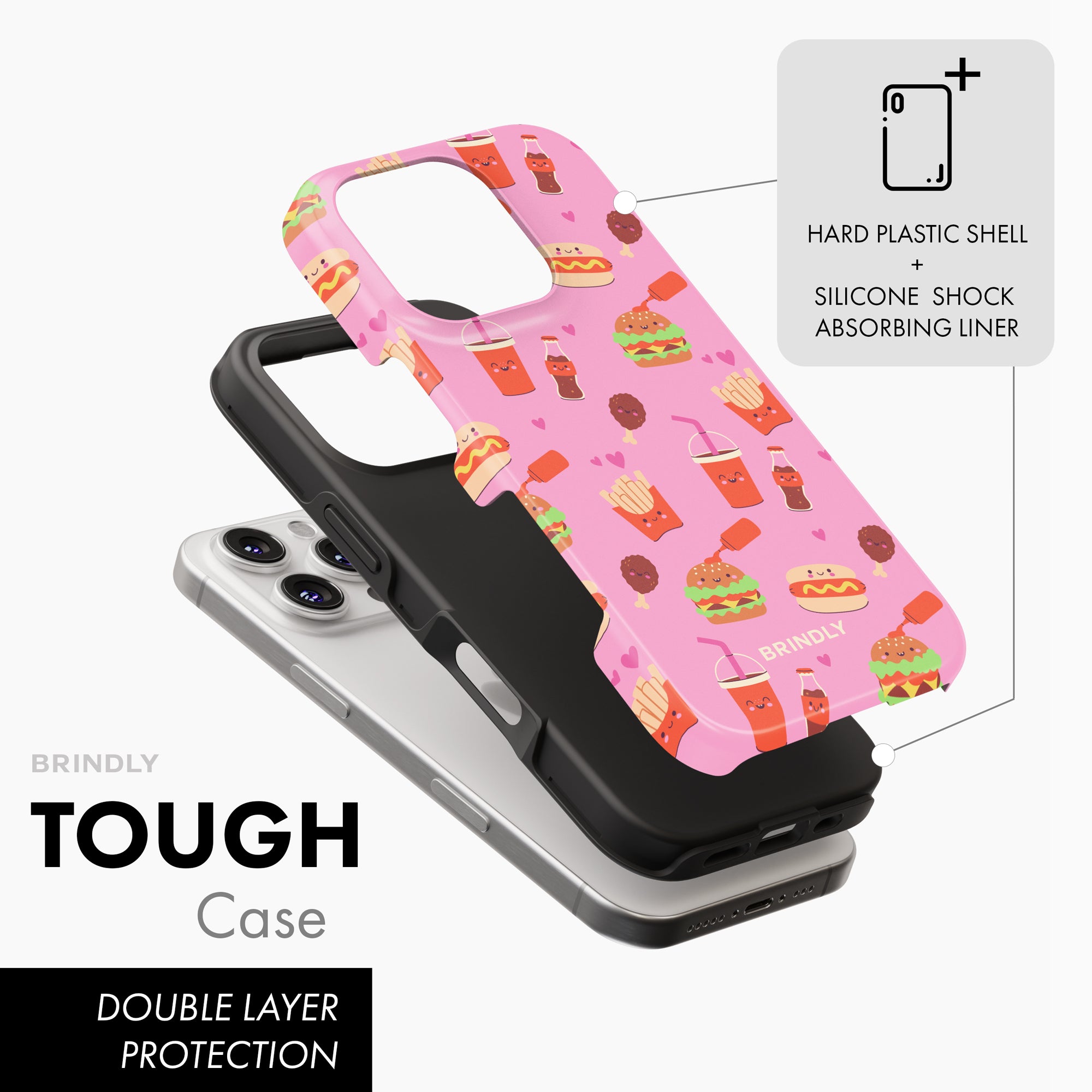 Burger Babe - Tough Phone Case