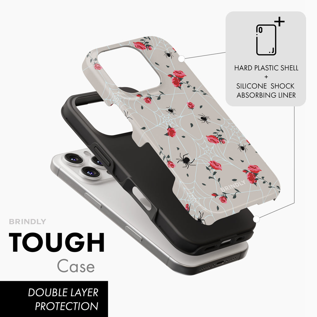 Web of Roses - Tough Phone Case