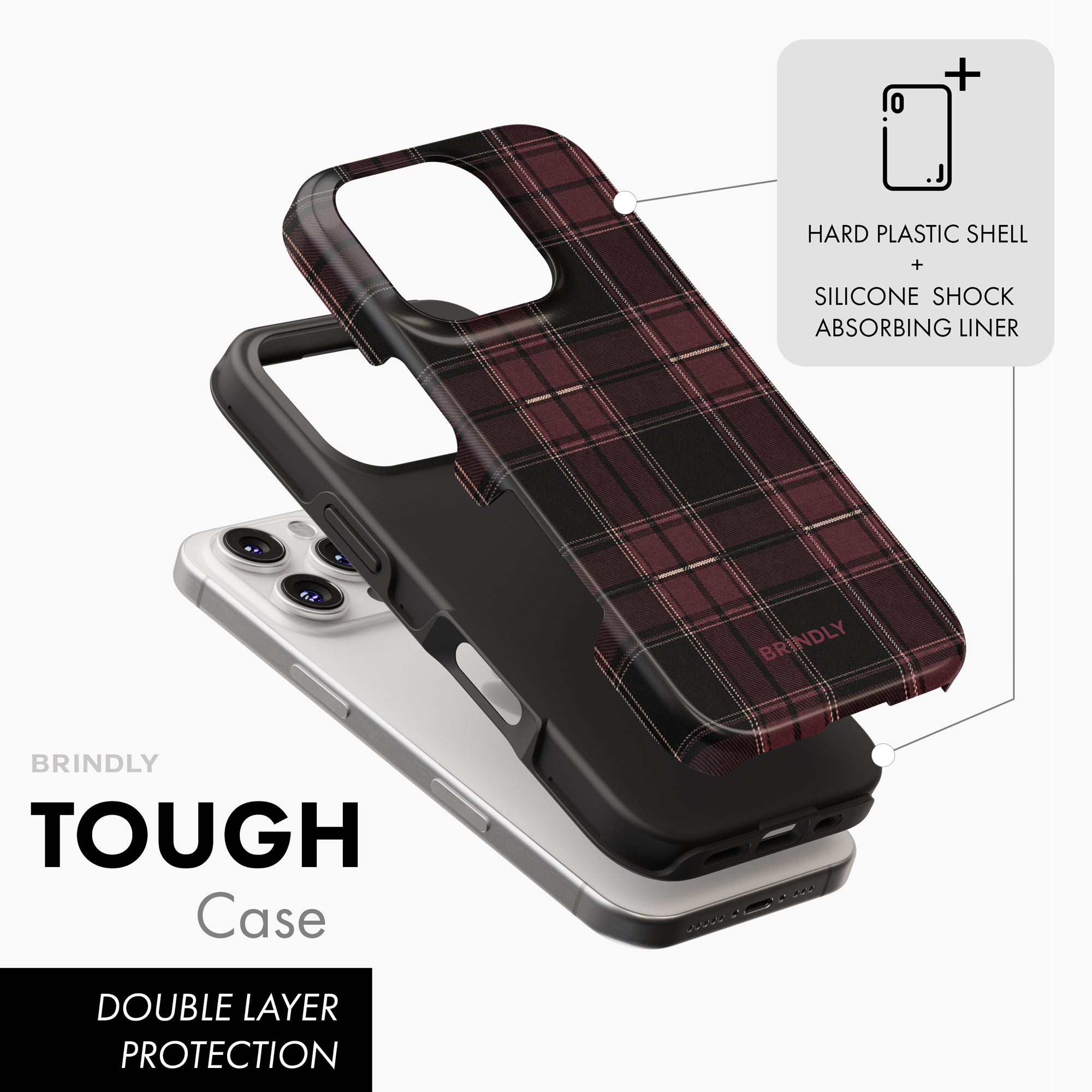 Witches Plaid - Tough Phone Case
