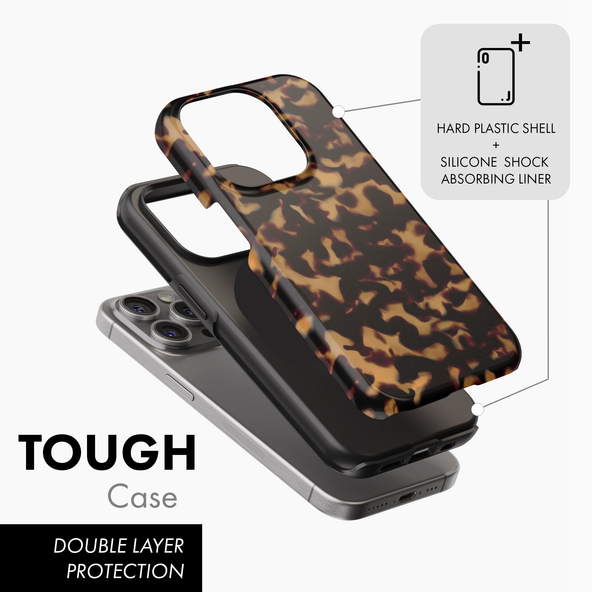 Tortoise Shell - Tough Phone Case